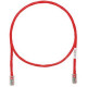 Panduit Cat.5e UTP Network Cable - 9.84 ft Category 5e Network Cable - First End: 1 x RJ-45 Male Network - Second End: 1 x RJ-45 Male Network - Patch Cable - Red UTPCH3MRDY