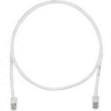 Panduit Cat.5e UTP Network Cable - 9.84 ft Category 5e Network Cable - First End: 1 x RJ-45 Male Network - Second End: 1 x RJ-45 Male Network - Patch Cable - Off White - TAA Compliance UTPCH3MY