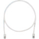Panduit Cat.5e UTP Network Cable - 9.84 ft Category 5e Network Cable - First End: 1 x RJ-45 Male Network - Second End: 1 x RJ-45 Male Network - Patch Cable - Off White - TAA Compliance UTPCH3MY