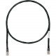 Panduit Cat.5e UTP Patch Network Cable - 40 ft Category 5e Network Cable for Network Device - First End: 1 x RJ-45 Male Network - Second End: 1 x RJ-45 Male Network - Patch Cable - Black - 1 Pack - TAA Compliance UTPCH40BLY