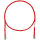 Panduit Cat.5e UTP Network Patch Cable - 59.06 ft Category 5e Network Cable for Network Device - First End: 1 x RJ-45 Male Network - Second End: 1 x RJ-45 Male Network - Patch Cable - Red UTPCH18MRDY