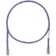 Panduit Cat.5e UTP Network Patch Cable - 59.06 ft Category 5e Network Cable for Network Device - First End: 1 x RJ-45 Male Network - Second End: 1 x RJ-45 Male Network - Patch Cable - Violet UTPCH18MVLY