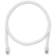 Panduit Cat.5e UTP Network Patch Cable - 59.06 ft Category 5e Network Cable for Network Device - First End: 1 x RJ-45 Male Network - Second End: 1 x RJ-45 Male Network - Patch Cable - Off White - TAA Compliance UTPCH18MY