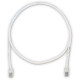 Panduit Cat.5e UTP Network Patch Cable - 50 ft Category 5e Network Cable for Network Device - First End: 1 x RJ-45 Male Network - Second End: 1 x RJ-45 Male Network - Patch Cable - Off White - TAA Compliance UTPCH50Y
