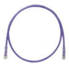 PANDUIT Cat.5e UTP Patch Cable - RJ-45 Male Network - RJ-45 Male Network - 7ft - Violet - TAA Compliance UTPCH7VLY
