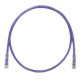 PANDUIT Cat.5e UTP Patch Cable - RJ-45 Male Network - RJ-45 Male Network - 7ft - Violet - TAA Compliance UTPCH7VLY