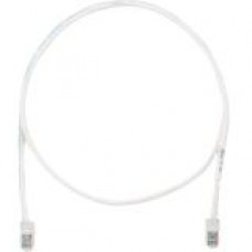 Panduit Cat.5e UTP Patch Network Cable - 7 ft Category 5e Network Cable for Network Device - First End: 1 x RJ-45 Male Network - Second End: 1 x RJ-45 Male Network - Patch Cable - Off White - 1 Pack - RoHS, TAA Compliance UTPCH7Y