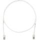 Panduit Cat.5e UTP Patch Network Cable - 7 ft Category 5e Network Cable for Network Device - First End: 1 x RJ-45 Male Network - Second End: 1 x RJ-45 Male Network - Patch Cable - Off White - 1 Pack - RoHS, TAA Compliance UTPCH7Y