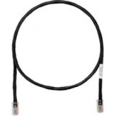 Panduit Cat.5e UTP Network Patch Cable - 45 ft Category 5e Network Cable for Network Device - First End: 1 x RJ-45 Male Network - Second End: 1 x RJ-45 Male Network - Patch Cable - Black - TAA Compliance UTPCH45BLY