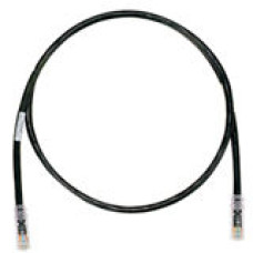 PANDUIT Cat.5e UTP Patch Cord - RJ-45 Male Network - RJ-45 Male Network - 8ft - Black - TAA Compliance UTPCH8BLY