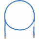 Panduit Cat.5e UTP Network Cable - 8 ft Category 5e Network Cable for Network Device - First End: 1 x RJ-45 Network - Second End: 1 x RJ-45 Network - Patch Cable - Blue - TAA Compliance UTPCH8BUY