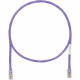 Panduit Cat.5e UTP Patch Network Cable - 9 ft Category 5e Network Cable for Network Device - First End: 1 x RJ-45 Male Network - Second End: 1 x RJ-45 Male Network - Patch Cable - Violet - 1 Pack - TAA Compliance UTPCH9VLY