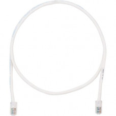 Panduit Cat.5e UTP Patch Network Cable - 9 ft Category 5e Network Cable for Network Device - First End: 1 x RJ-45 Male Network - Second End: 1 x RJ-45 Male Network - Patch Cable - Off White - 1 Pack - TAA Compliance UTPCH9Y