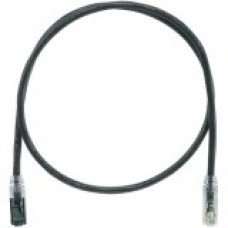 Panduit Cat.6 U/UTP Patch Network Cable - Category 6 for Network Device - Patch Cable - 6.89 ft - 1 Pack - 1 x RJ-45 Male Network - 1 x RJ-45 Male Network - Clear, Black - TAA Compliance UTPKSP7BL