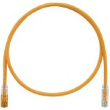 Panduit Cat.6 U/UTP Patch Network Cable - Category 6 for Network Device - Patch Cable - 6.89 ft - 1 Pack - 1 x RJ-45 Male Network - 1 x RJ-45 Male Network - Clear, Orange - TAA Compliance UTPKSP7OR