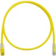 Panduit Cat.6 U/UTP Patch Network Cable - Category 6 for Network Device - Patch Cable - 16.40 ft - 1 Pack - 1 x RJ-45 Male Network - 1 x RJ-45 Male Network - Clear, Yellow - TAA Compliance UTPKSP5MYL