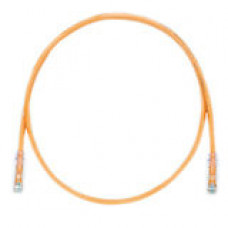 PANDUIT Cat.6 UTP Patch Cord - RJ-45 Male Network - RJ-45 Male Network - 10ft - Orange, Clear - TAA Compliance UTPSP10ORY