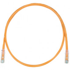 PANDUIT Cat.6 UTP Patch Cord - RJ-45 Male Network - RJ-45 Male Network - 14ft - Orange, Clear - TAA Compliance UTPSP14ORY