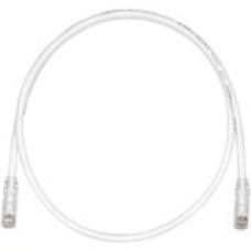 Panduit Cat.6 U/UTP Patch Network Cable - 13.12 ft Category 6 Network Cable for Network Device - First End: 1 x RJ-45 Male Network - Second End: 1 x RJ-45 Male Network - Patch Cable - Clear, Off White - 1 Pack - TAA Compliance UTPSP13Y