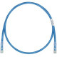 Panduit Cat.6 U/UTP Patch Network Cable - Category 6 for Network Device - Patch Cable - 11.15 ft - 1 Pack - 1 x RJ-45 Male Network - 1 x RJ-45 Male Network - Clear, Blue - TAA Compliance UTPSP11BUY