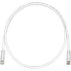 Panduit Cat.6 UTP Patch Network Cable - 1 ft Category 6 Network Cable for Network Device - First End: 1 x RJ-45 Male Network - Second End: 1 x RJ-45 Male Network - Patch Cable - Off White, Clear UTPSP1Y