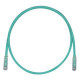 PANDUIT Cat.6 UTP Patch Cord - RJ-45 Male Network - RJ-45 Male Network - 20ft - Green, Clear - TAA Compliance UTPSP20GRY