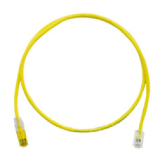 PANDUIT Cat.6 UTP Patch Cord - RJ-45 Male Network - RJ-45 Male Network - 20ft - Yellow, Clear - TAA Compliance UTPSP20YLY