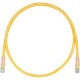 Panduit PanNet Cat.6 U/UTP Network Cable - 114.83 ft Category 6 Network Cable for Network Device - First End: 1 x RJ-45 Male Network - Second End: 1 x RJ-45 Male Network - Patch Cable - Clear, Yellow - 1 Pack - TAA Compliance UTPSP35MYLY