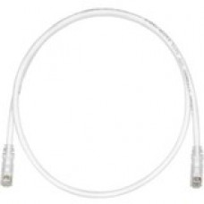 Panduit Cat.6e U/UTP Patch Network Cable - 6.56 ft Category 6e Network Cable for Network Device - First End: 1 x RJ-45 Male Network - Second End: 1 x RJ-45 Male Network - Patch Cable - Gold Plated Contact - 24 AWG - Gray, Clear - 1 UTPSP2MGYY