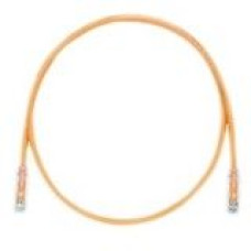 PANDUIT Cat.6 UTP Patch Cord - RJ-45 Male Network - RJ-45 Male Network - 2ft - Orange, Clear - TAA Compliance UTPSP2ORY