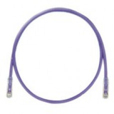 PANDUIT Cat.6 UTP Patch Cord - RJ-45 Male Network - RJ-45 Male Network - 30ft - Violet, Clear - TAA Compliance UTPSP30VLY