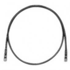 PANDUIT Cat.6 UTP Patch Cord - RJ-45 Male Network - RJ-45 Male Network - 35ft - Black, Clear - TAA Compliance UTPSP35BLY