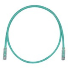 PANDUIT Cat.6 UTP Patch Cord - RJ-45 Male Network - RJ-45 Male Network - 35ft - Green, Clear - TAA Compliance UTPSP35GRY