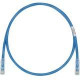Panduit Cat.6 U/UTP Patch Network Cable - 3 ft Category 6 Network Cable for Network Device - First End: 1 x RJ-45 Male Network - Second End: 1 x RJ-45 Male Network - Patch Cable - Blue - 25 Pack - TAA Compliance UTPSP3BUY-Q