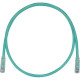 Panduit Cat.6 UTP Patch Network Cable - 9.84 ft Category 6 Network Cable for Network Device - First End: 1 x RJ-45 Male Network - Second End: 1 x RJ-45 Male Network - Patch Cable - Green, Clear - 1 Pack - TAA Compliance UTPSP3MGRY
