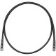 Panduit Cat.6 UTP Network Patch Cable - 45 ft Category 6 Network Cable for Network Device - First End: 1 x RJ-45 Male Network - Second End: 1 x RJ-45 Male Network - Patch Cable - 24 AWG - Black - TAA Compliance UTPSP45BLY