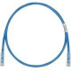 Panduit Cat.6e U/UTP Patch Network Cable - 5 ft Category 6e Network Cable for Network Device - First End: 1 x RJ-45 Male Network - Second End: 1 x RJ-45 Male Network - Patch Cable - Blue - 25 Pack - TAA Compliance UTPSP5BUY-Q