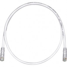 Panduit Cat.6 UTP Patch Network Cable - 32.81 ft Category 6 Network Cable for Network Device - First End: 1 x RJ-45 Male Network - Second End: 1 x RJ-45 Male Network - Patch Cable - Clear, Off White - 1 Pack - TAA Compliance UTPSP10MY