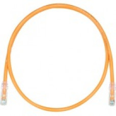 Panduit Cat.6 U/UTP Patch Network Cable - Category 6 for Network Device - Patch Cable - 131.23 ft - 1 Pack - 1 x RJ-45 Male Network - 1 x RJ-45 Male Network - Clear, Orange UTPSP40MORY