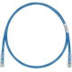 Panduit Cat.6e U/UTP Patch Network Cable - 7 ft Category 6e Network Cable for Network Device - First End: 1 x RJ-45 Male Network - Second End: 1 x RJ-45 Male Network - Patch Cable - Blue - 25 Pack - TAA Compliance UTPSP7BUY-Q