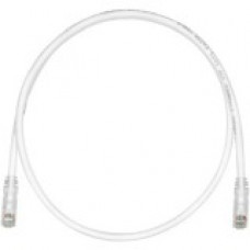 Panduit Cat.6 U/UTP Patch Network Cable - Category 6 for Network Device - Patch Cable - 1.64 ft - 1 Pack - 1 x RJ-45 Male Network - 1 x RJ-45 Male Network - Clear, Off White UTPSP0.5MY