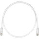 Panduit Cat.6 U/UTP Patch Network Cable - Category 6 for Network Device - Patch Cable - 32.81 ft - 1 Pack - 1 x RJ-45 Male Network - 1 x RJ-45 Male Network - Clear, International Gray UTPSP10MGYY