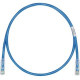 Panduit Cat.6 UTP Patch Network Cable - 36 ft Category 6 Network Cable for Network Device - RJ-45 Male Network - RJ-45 Male Network - Patch Cable - 24 AWG - Clear, Blue - TAA Compliance UTPSP36BUY