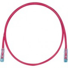 Panduit Cat.6 UTP Network Patch Cable - 23 ft Category 6 Network Cable for Network Device - First End: 1 x RJ-45 Male Network - Second End: 1 x RJ-45 Male Network - Patch Cable - 24 AWG - Red - TAA Compliance UTPSP23RDY