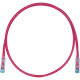 Panduit Cat.6 UTP Network Patch Cable - 110 ft Category 6 Network Cable for Network Device - First End: 1 x RJ-45 Male Network - Second End: 1 x RJ-45 Male Network - Patch Cable - 24 AWG - Red - TAA Compliance UTPSP110RDY