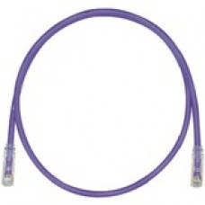 Panduit Cat.6 UTP Network Patch Cable - 125 ft Category 6 Network Cable for Network Device - First End: 1 x RJ-45 Male Network - Second End: 1 x RJ-45 Male Network - Patch Cable - 24 AWG - Violet - TAA Compliance UTPSP125VLY