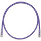 Panduit Cat.6 UTP Network Patch Cable - 85 ft Category 6 Network Cable for Network Device - First End: 1 x RJ-45 Male Network - Second End: 1 x RJ-45 Male Network - Patch Cable - 24 AWG - Violet - TAA Compliance UTPSP85VLY