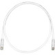 Panduit Cat.6 UTP Network Patch Cable - 131.23 ft Category 6 Network Cable for Network Device - First End: 1 x RJ-45 Male Network - Second End: 1 x RJ-45 Male Network - Patch Cable - 24 AWG - Off White UTPSP40MY