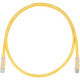 Panduit Cat.6 UTP Network Patch Cable - 44 ft Category 6 Network Cable for Network Device - First End: 1 x RJ-45 Male Network - Second End: 1 x RJ-45 Male Network - Patch Cable - 24 AWG - Yellow - TAA Compliance UTPSP44YLY