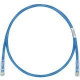 Panduit Cat.6 UTP Patch Network Cable - 9 ft Category 6 Network Cable for Network Device - First End: 1 x RJ-45 Male Network - Second End: 1 x RJ-45 Male Network - Patch Cable - Clear, Blue - 1 Pack - TAA Compliance UTPSP9BUY